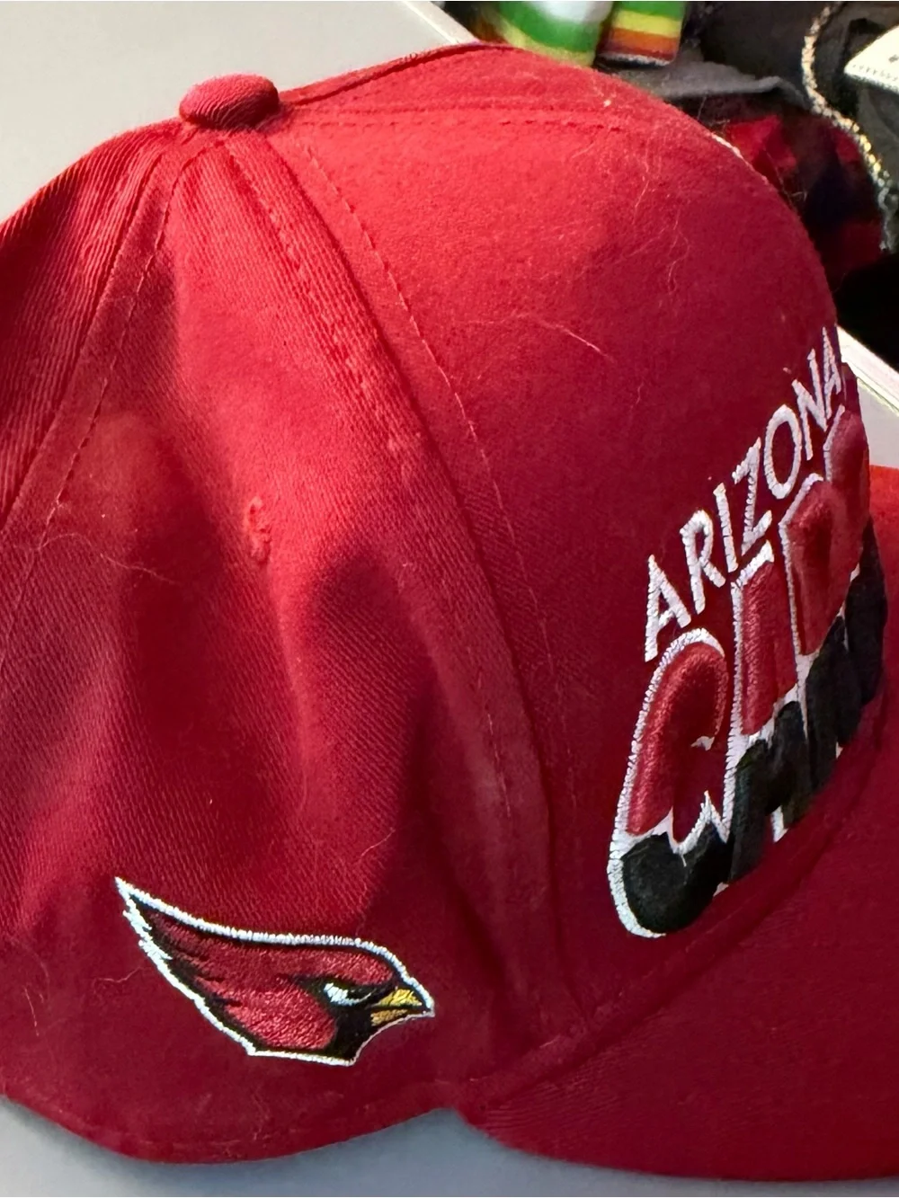 Arizona Cardinals Red Embroidered Snapback Hat